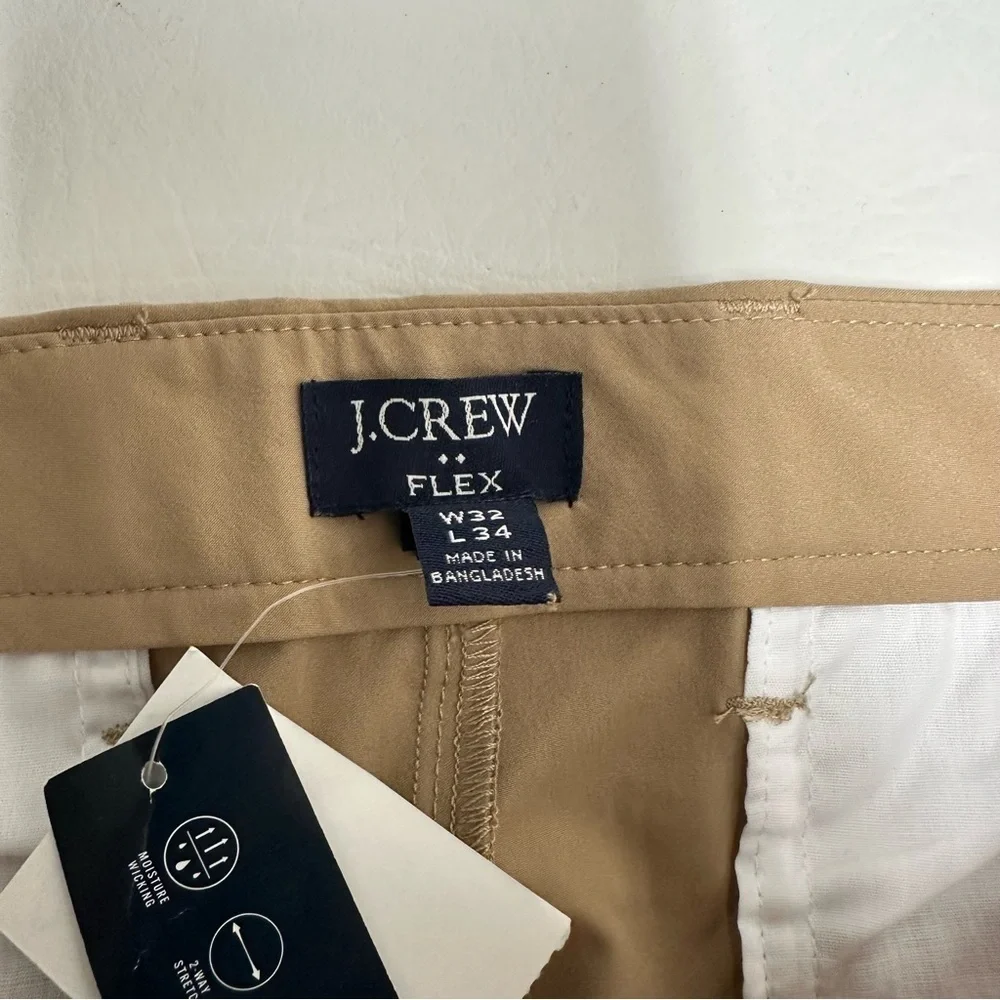 J. Crew factory Men's Khaki Chinos slim fit tech size 34X34 NWT